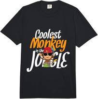 Coolster Monkey in The Jungle Funny Gift Fun Comfort Colors Adult Heavyweight  Unisex T-Shirt M
