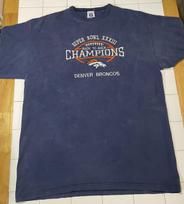 Vintage Denver Broncos Super Bowl XXXIII Embroidered  Blue Size XL NFL Unisex T-Shirt S
