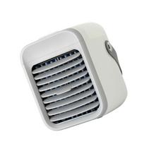 Mini Air Conditioner Portable Air Cooler Small 3 Speeds Cooling Fan with 7 Colors LED Light for Home Indoor Office Dormitory ABS