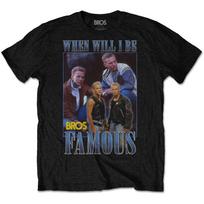 Bros When Will I Be Famous Licensed Tshirt Unisexs L