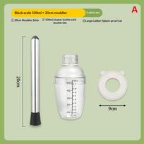 3/5/8Pcs Cocktail Shaker Set Cocktail Shaker And Measuring Jigger Set Drink Mixed Hand Shaker Tools For Bartending And Home Bar A
