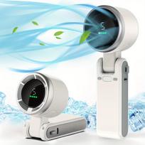 2026 New Hanging Neck Outdoor 180 Degree Folding Desktop Mini Fan Hand-held Folding High-speed Powerful Turbo Fan balta