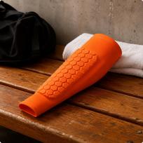 Shin Guard Sleeve Hexagonal Pattern Honeycomb Pullon Sports Protection for Football,