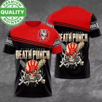 Five Finger Death Punch 3D AOP Shirt Polyester Unisex S-5XL PP3D053 M