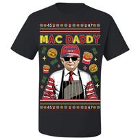 Ugly Christmas T-Shirt Donald Trump Mac Daddy Tee Shirt S