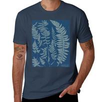 Anna Atkins Ferns Speciunisex Of Cyanotype 1840s Tshirt Lightweight Print Tshirt S