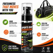 Sport Bag Spray 60ml - Odor for Gym Bags, Shoes, and , Portable One Size