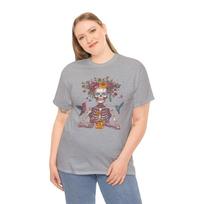 Coffee T-Shirt Funny Caffeine Lover Retro Vintage Boho Skeleton tee S