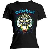 New Motorhead Ladies Slim Fit T-Shirt: Overkill OFFICIAL black M