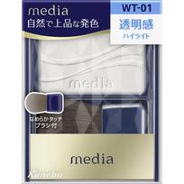 Kanebo Media Bright Up Cheek S WT-01 perlas
