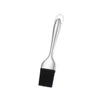 Stainless Steel Barbecue Grill Brush Heat Resistant Non-Stick Surface Pancake Brush Hollow Handle Detachable Butter Brush
