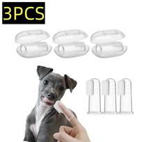 Pet Toothbrush Dog Bad Breath Tartar Cleaning Cats Teeth Care Toothbrush Silicone Soft Finger Cuff Dog Accessories Pet Supplies