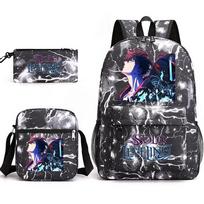 Anime I Alone Upgrade Sololeveling Student Bag Backpack Shoulder Pencil Case 3-Piece Set