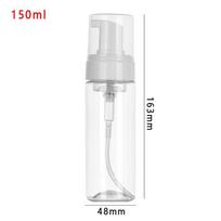 Useful Hand Sanitizer Shampoo Shower Gel Soap Dispenser Clear Foaming Bottle Liquid Pump Container 150ml