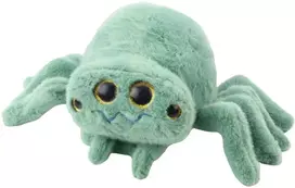 Lean Toys Pliušinis žaislas - žalias voras, 30 cm