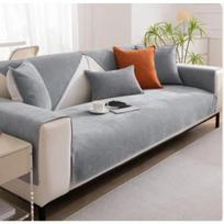 Vandeniui atsparūs sofos užvalkalai naminiams gyvūnams vaikams kilimėlis sofos rankšluostis neslystantis sofos apsaugos užvalkalas nuimamas sofos pledas svetainei 70x70cm 1pcs gray