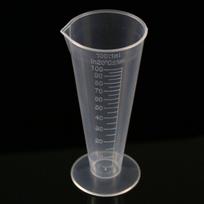 100 ml plastikinis matavimo puodelis permatomas skalės matavimo puodelis išpylimo snapelis be rankenos Skysčio indas virtuvės baro reikmenims