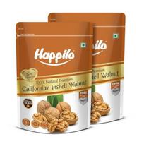 Happilo 100% Natural Californian Raw Walnuts With Shell 500 g (Pack of 2)