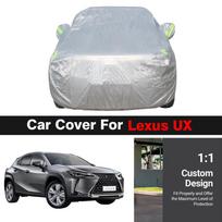 Pilnas automobilio uždangalas Lexus UX UX200 UX250h UX300e visureigiui Anti-UV Apsauga nuo saulės Sniego Lietaus Dulkių Lauko Dangalas gray