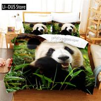 Panda, Lesser Panda Bedding Set Duvet Cover Set 3d Bedding Digital Printing Queen Size Bedding Set Fashion Design EU single(135x200cm)