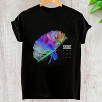 Inspired Muse Antrasis įstatymas Albumas Visų dydžių Juodi Unisex Marškinėliai AG1198 Unisex T-Shirt XL