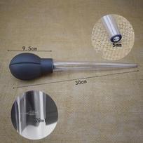 Laboratorinis virtuvės įrankis su pernešimo pipetės skalės lašintuvu juoda
