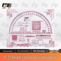 Junhu Geographic Coordinate Map Reading Ruler 1:50000