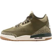 Jordan Air Jordan 3 Atraminiai vidutinio aukščio vaikiški krepšinio bateliai Alyvuogių žalia DM0967-202 36.5