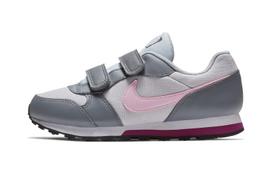 Nike MD Runner 2 Abrasion Resistant Kids' Running Shoes Gray Kids' 807320-017 28