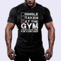 Gym Cotton TShirt Men Casual Streetwear Black Fitness Muscle Fit Workout Athletic Style S juoda
