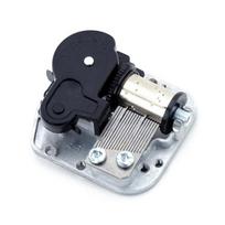 New Alloy Music Box Movement Black&Silver Mini Decor Collectibles Christmas Song Movement Wedding Favor