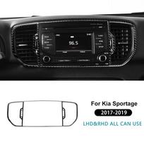 Carbon Fiber Style Interior Sticker for Kia Sportage 2017 2018 2019 LHD RHD Interior Panel Black Carbon juoda
