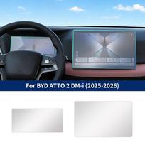 TPU apsauginė plėvelė BYD Atto 2 2025-2026 vidiniam ekranui ir prietaisų skydeliui 12.8Inch Set / Matte transpare juoda