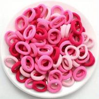 200pcs Vibrant Colorful Elastic Hair Bands for Girls & Women - Small Rubber Ponytail Holders for Stylish Hairstyles & Everyday
