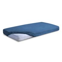 Prześcieradło jersey z gumą 130/140x190/200 premium odcienie niebieskiego