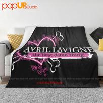 Singer Avril Lavigne The Best Damn Thing 2000S Ultra-Soft Blanket Quilt Winter Sofa Cover Bed Covers Size: 75*100cm, Weight: 230 GSM