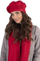 Vivisence 7007kmpl czerwony uni komplet beret+szalik