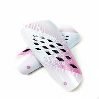 Soccer Shin Guards Breathable Football Pad Thickened Leg Guard for Training, Match Pink Pink White S