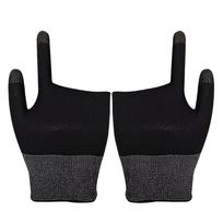 Breathable Gaming Finger Cover Sweatproof Finger Cots Cover Gamer Fingertips Sleeve  Men juoda