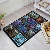 Future Vehicles Pattern Rug Floor Mat for Living Room or Bedroom Soft and Comfortable Carpet a Gift for Birthday and Holiday. 40x60cm( 15x23in ) įvairiaspalvis