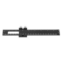 Slide Stop Adjustable Slide Stop Ruler Inch Metric Scale Scribing Marking Ruler  For Engineers