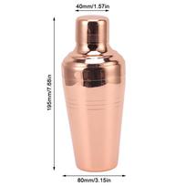 304 Stainless Steel Drink Shaker Dishwasher Safe Bartender Drink Mixer Cocktail Mixer  Home