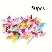 Vibrant Plastic Sewing Clips Colorful Quilt Binding Clamps Ideal Gift for Crafters & Tailors Sewing Supplies Accessories