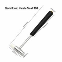 Multi-size Watch Repair Hammer Rubber & Metal Dual Head Hammer Handcraft Hammer  Fine Manual Work Black Round Hammer S