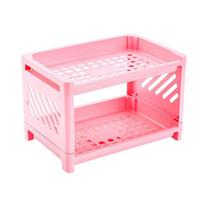 INS Style Desktop Storage Shelf Spice Rack Makeup Shelves Simple Desktop Organizer  Cosmetics C