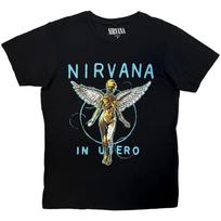 Nirvana In Utero Neon Blue Premium Carbon Tee Tshirt Unisexs L
