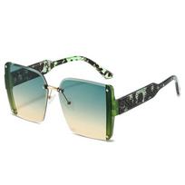 New Stylish Square Frameless Cut-Edge Personalized Sunglasses, Trendy Ins Sunglasses Style 1