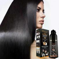 DISAAR Morocco Argan Oil Fast Magic Black Hair Shampoo Dye, Covers Grey Hair, Repairs Damaged & Split Ends, Improves Rough Hair less