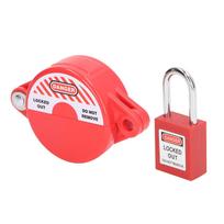 Gate Valve Lockout Set Lockout Tagout Valve Set for Outdoor Garden 25mm to 64mm Stem ABS