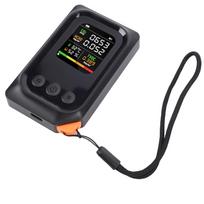 Air Quality Detector 5 in 1 CO2 TVOC HCHO Temp Humid Smart Tester Portable Rechargeable Compact ABS